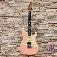 在飛比找松果購物優惠-JET JS-400 PINK 粉紅色 Strat 電 吉他