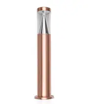 Portus LED 12V Copper Surface Mounted Bollard Light IP67
