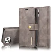 DG.Ming iPhone 12 Pro Detachable Classic Wallet Folio Case Cover Apple [Grey]