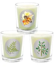 Qualitas Candles 3pc Candle Set - Frankincense, Wild Honey, & Myrrh