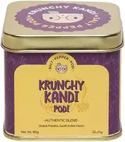Salt Pepper Podi | Krunchy Kandi Podi | Exquisite Blend of Aromatic Spices | Mouthwatering Taste | Authentic South Indian Cuisine | Home Made | Natural & Aromatic - 150g