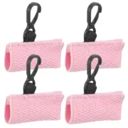 4pcs Lipstick Holder Keychains Hand Keychain Holder Lip Gloss Holders