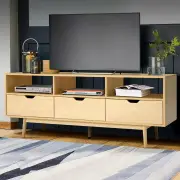Artiss Wooden Scandinavian Entertainment Unit - Natural