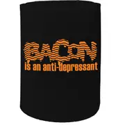 Alcohol Food Stubby Holder - Bacon Anti Depressant - Funny Novelty Birthday Gift Joke Beer Can Bottle
