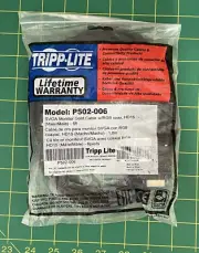 Tripp Lite Model P581-006 DisplayPort to DVI-D Single Link Device Cable 6 Ft-NEW