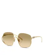 Miu Miu Square Sunglasses, 57mm
