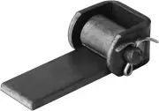 4 Pcs Weld on Straight Strap Trailer Hinges, Weldable Long Leaf Hinge