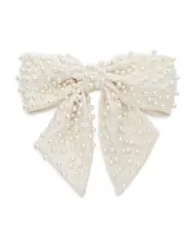 Lele Sadoughi Natalia Faux Pearl Bow Barrette