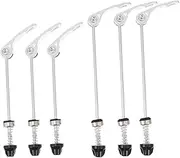 Toddmomy Alloy Bicycles Skewer Set 3 Pairs Quick Release Hub Skewers Compact and Easy to Carry for Ride