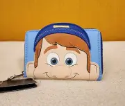 Loungefly Disney Wreck-It Ralph Fix-It Felix Cosplay Zip Around Wallet NEW