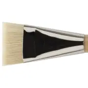 New York Central Oil Brushes - [Hog Bristle Super Short Flat - Size 28]
