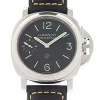 在飛比找PChome24h購物優惠-PANERAI 沛納海LUMINOR LOGO 手上鍊黑面款