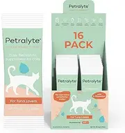 Petralyte Cat Electrolyte and Joint Supplement | Glucosamine, Chondroitin & MSM for Immunity and Mobility Support | with L-Glutamine, Taurine, Lysine & Prebiotics | for Tuna Lovers | 16 Packets