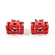 Power Stop Rear Red Calipers w/Brackets - Pair for 09-14 Acura TSX (for: Honda)