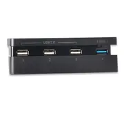 Super High Speed 4-in-1 USB HUB Port+1 USB 3.1 Port+3 USB 2.0 ports For Sony PlayStation 4 slim PS4 Console Black Controller