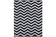 VW Rugs 21A9 Alfresco Reversible Outdoor Mat (Black/White) - 150x240cm