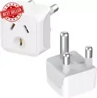 Pack of 2 South Africa Travel Adapter,Au to South Africa Plug Adapter, Power Plu
