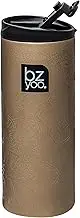 bzyoo Brew 18/8 Stainless Vacuum Drinking BPA-Free Coffee Mug Water Thermal Bottle with Leak Proof Design for Hike Camping Holiday Christmas New Year Gifts