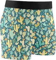 [FRODOTGV] Cute Cactus Dark Green Men Boxer Brief Shorts Breathable Underwear for Men Compression Interiores Para Hombres