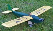 Flyline Model Airplane Plans (FF-RC): Farman Moustique 1/12 Scale 39" for .049