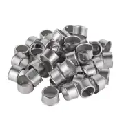 (Pack of 100) Pex 1/2" Stainless Steel Press Sleeve for Brass (ASTM F1807) or...