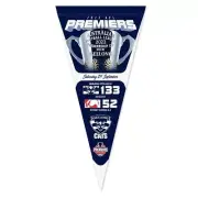 126870 GEELONG CATS 2022 AFL PREMIERS FELT WALL PENNANT BANNER FLAG