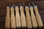 Pottery Tools, Large Loop Tools, Set of 7, New