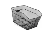 CyclingDeal Bike Bicycle Rear Mesh Basket Made of Quality Metal Wire with Rust Prevention Coating, Compatible with Most Rear Pannier Racks