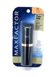 HTF MAX FACTOR PANSTIK / PAN-STIK CREAMY MAKEUP STICK .5 OZ 15 g # 137 SUN TONE