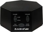 LectroFan Classic Sleep Sound Machine White Noise and Fan Sounds Portable
