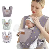 在飛比找momo購物網優惠-【JoyNa】BestBaby嬰兒背帶背巾X型交叉可調整揹巾