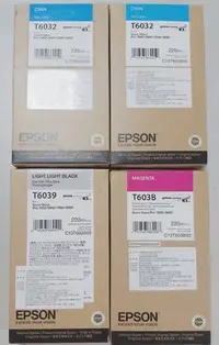 在飛比找Yahoo!奇摩拍賣優惠-EPSON原廠 T6039 T603B T6032 墨水匣