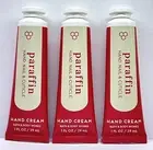 3 BATH & BODY WORKS PARAFFIN HAND CREAM LOTION TRAVEL SIZE 1 OZ