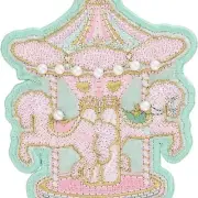 NEW Stoney Clover Lane LARGE Carousel CHERRY ON TOP COLLECTION Pearls PATCH