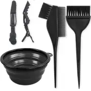 5 Pcs Hair Dye Kit Hair Tinting Bowl Dyeing Brushes for DIY Hair Coloring
