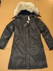Triple Fat Goose Girls Down Jacket. Black NWT Size 12