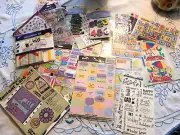 Assorted Theme's Scrapbook Stickers Embellishments Rub-Ons Alphabet Card Art...