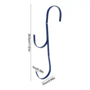 Pool Pole Hook Blue Pool Fence Hook Pool Side Storage Skimmer Grid Rack