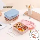 Leak-Proof Lunch Container Portable Food Storage Box School Kids Office Worker
