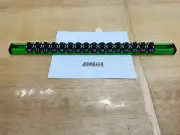 Snap-on Tools NEW GREEN 1/2" Drive Metric 16 Post Lock-A-Socket Rail LAS12MG