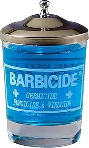 Barbicide Salon Barber Professional Disinfecting Manicure Table Jar, 1 count