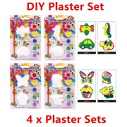 Kids DIY Plaster n Mould Set Arts Craft Kit School Activity Game Cast Modelling