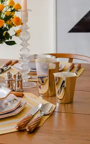 [Esencial Hogar] Hexagon Silver-Plated Tall Tumbler