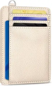 Credit Card Holder for Women, Slim RFID Wallet Front Pocket Small Card Holder,