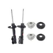 Pair Front KYB Shock Absorbers Strut Top Mount Kit for Ford Fiesta WS Auto 09-10