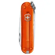 Victorinox Classic SD Mini 5.8cm Translucent Swiss Army Knife - Fire Opal