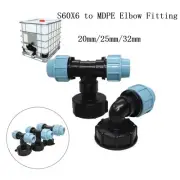 Useful IBC Fuel Tank S60X6 To MDPE Elbow Tank Hose Adapter Accessories