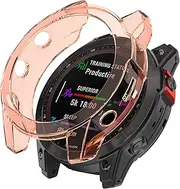 [ISOUDE] Soft TPU Case For Garmin Fenix 7X 7S 7 5S 5 5X Plus 6S 6 6X Pro Smartwatch Silicone Bumper Frame Shell Cover For Garmin Fenix7