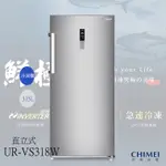 〈冉沫家電〉〈歡迎分期〉CHIMEI奇美315L變頻直立式無霜冷凍櫃UR-VS318W