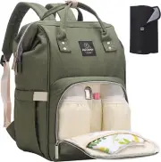 Nappy Changing Bag, Multi-Functional Waterproof Travel Diaper Bag Backpack with